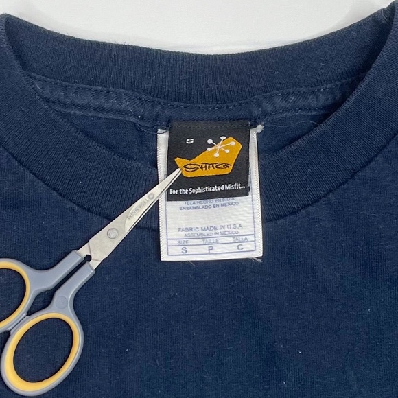 Vintage Y2K SHAG Colthing Josh Agle Black Cat Graphic Short Sleeve T-Shirt Small - Picture 3 of 4